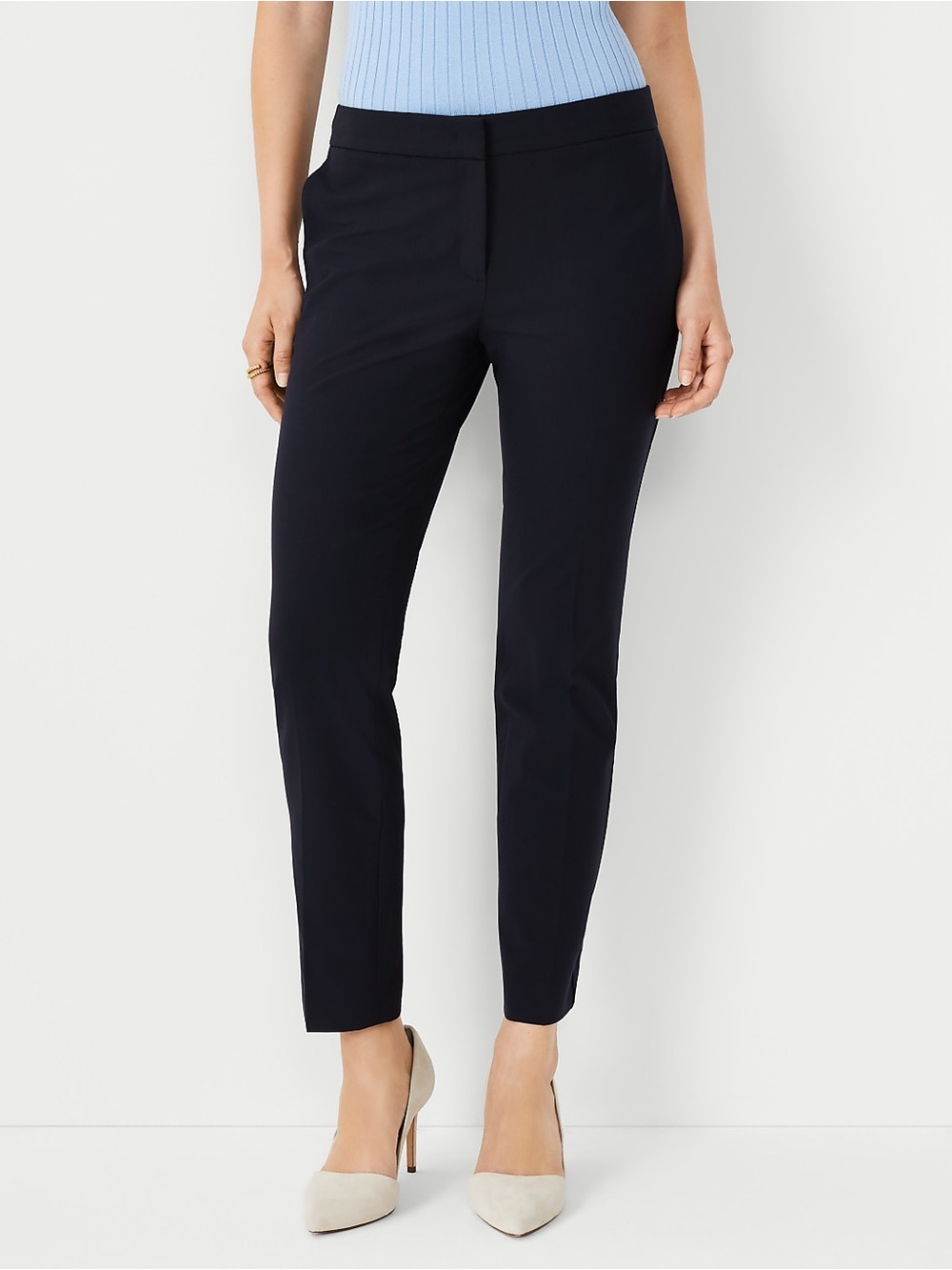 Ann Taylor The Ankle Pant In Seasonless Stretch - Curvy Fit